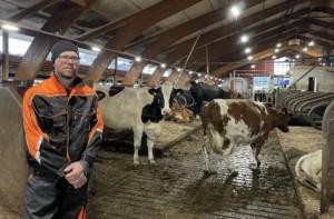 Korpelan pihaton navetan sisäkuva